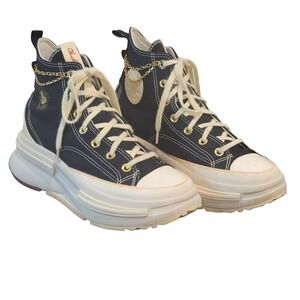 Converse Sneakers Sz‎ 8.5 Black Platform Women's Valentine's 2023 Ltd Edition